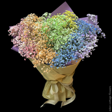 Baby's Breath Blue Bouquet HBB8
