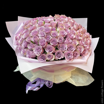 Roses 99 Purple Bouquet HBR21